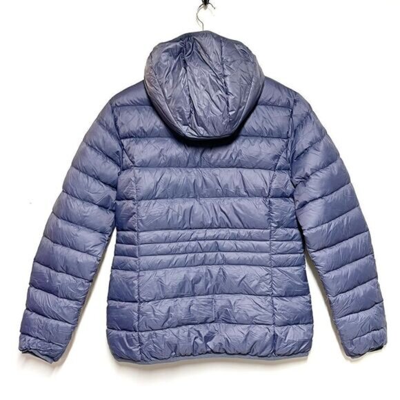 CMP Lightweight Down Hooded Jacket Greyish Purple Sz Womens M - Picture 3 of 9